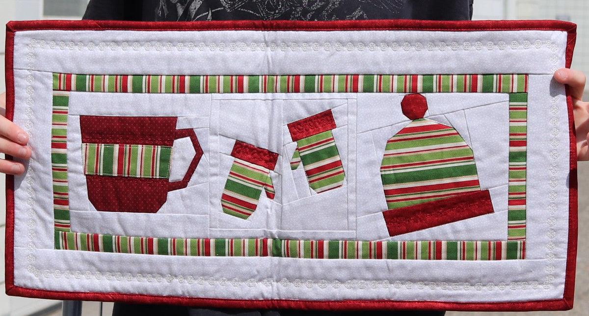 Store Sample- Table Runner - Paper Pieced Winter Theme