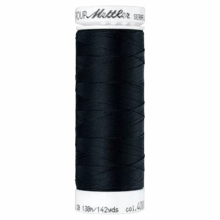 Mettler Seraflex - Black - Elastic Thread 142yd/130m