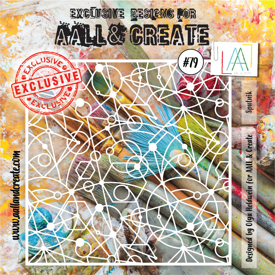 Pochoir AALL et Create - 079 - Sputnik