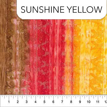 Banyan Batiks - Brush Strokes - 81230-54 Jaune Ensoleillé