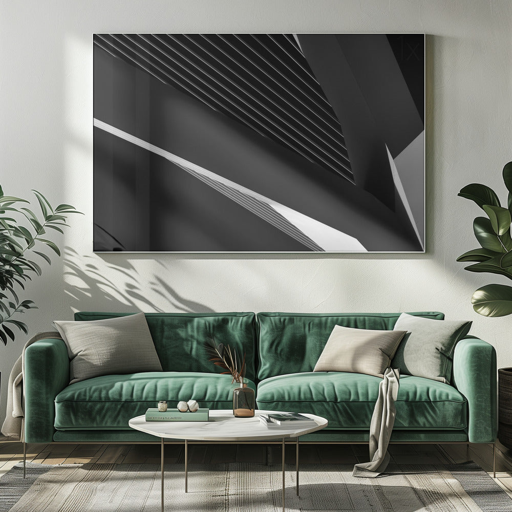 Wall art Abstraction of a swan