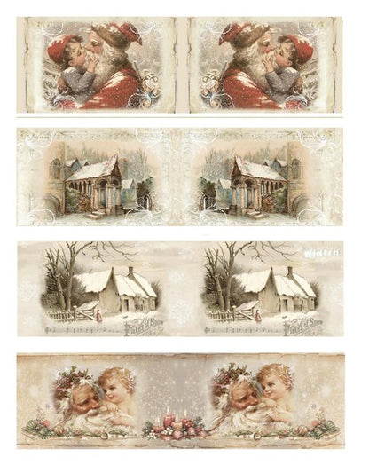 Manchons rétractables Reddy Noël nostalgique 2,5 po