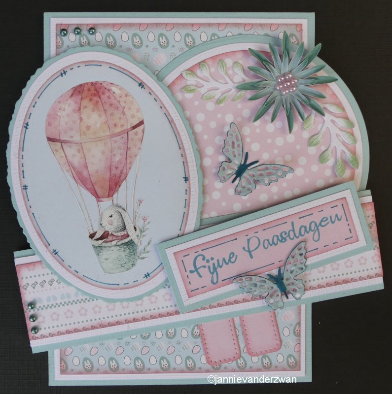 Nellie's Vintage Sheets Feuilles de Pâques A4 2 feuilles