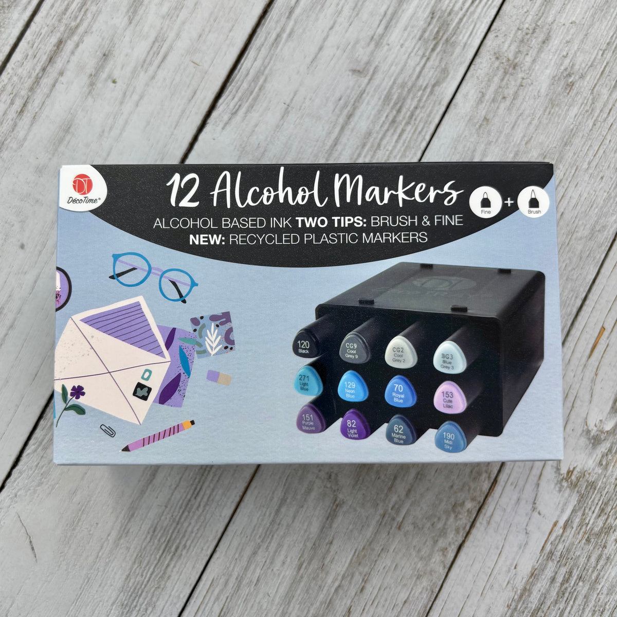 Decotime Alcohol Markers - Ocean Breeze