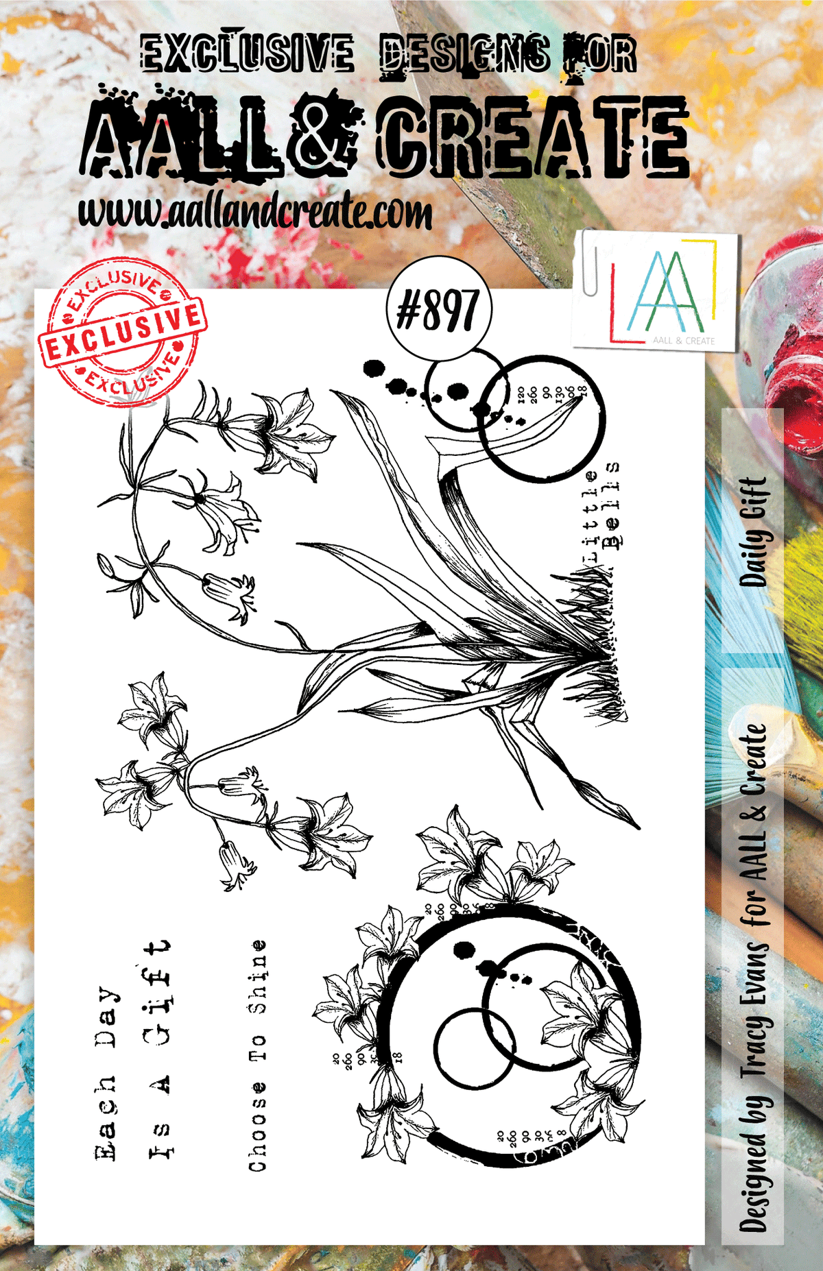 Jeu de tampons AALL and Create -897 - Cadeau du jour