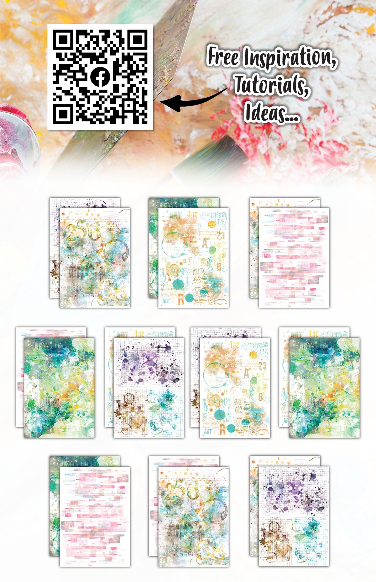 AALL and Create - A5 Design Paper - Prism Palette