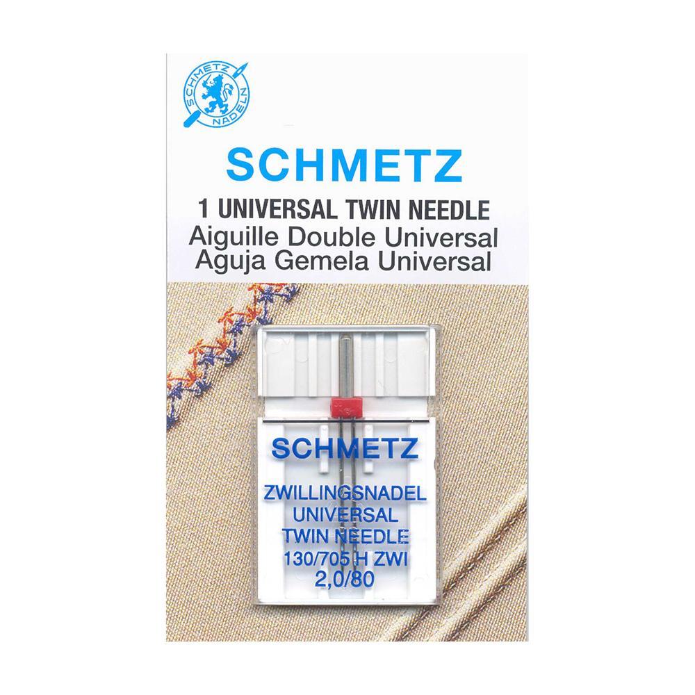 Aiguille double SCHMETZ n° 1716 - 80/12 - 2,0 mm - 1 pièce