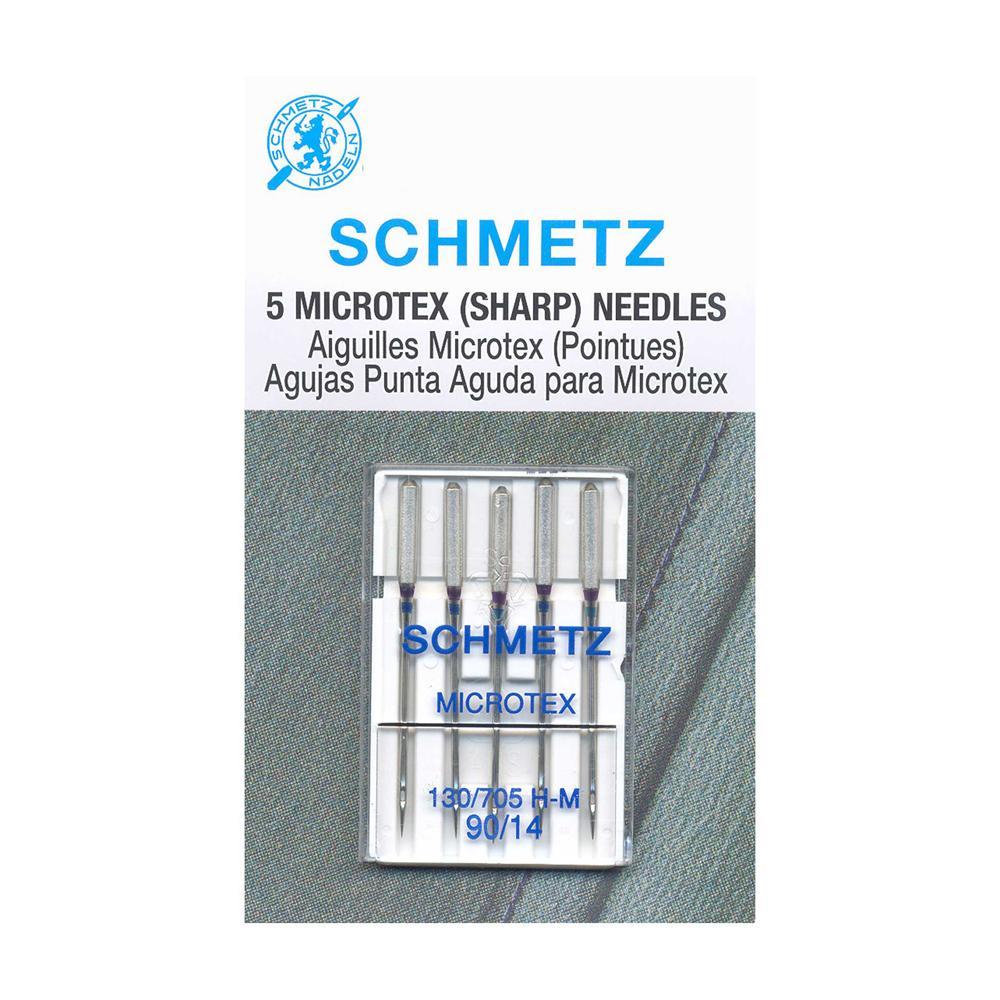 Aiguilles SCHMETZ #1731 Microtex sous carte - 90/14 - 5 pièces