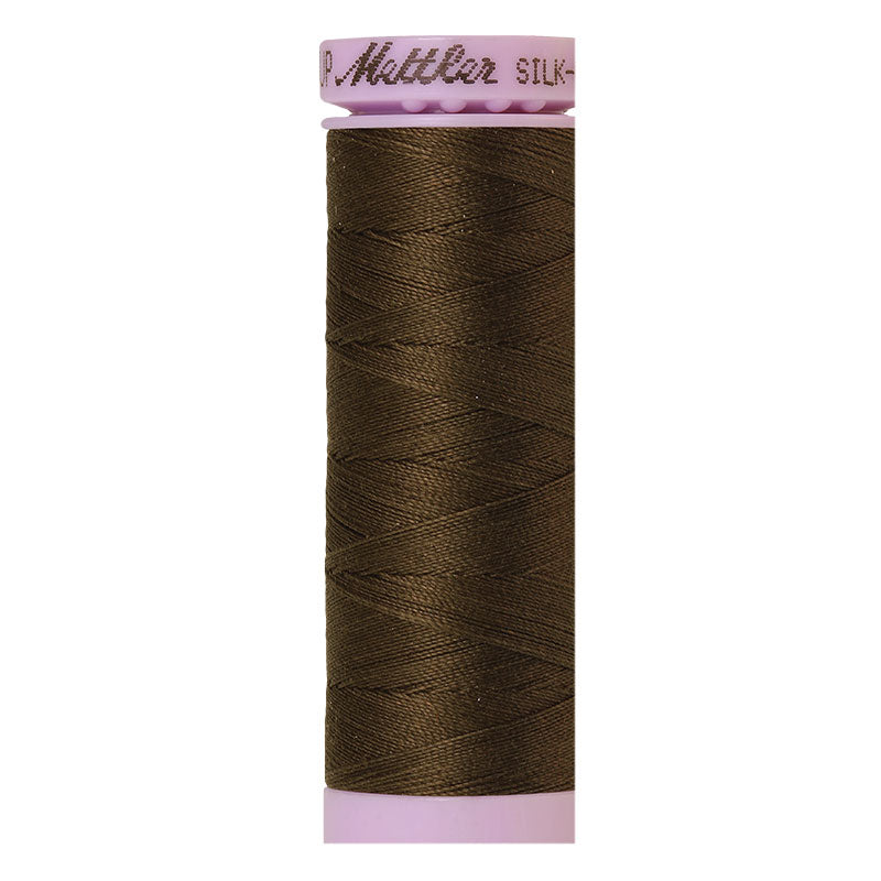 Mettler Silk-Finish - Olive - 50wt Cotton Thread 164yd/150m