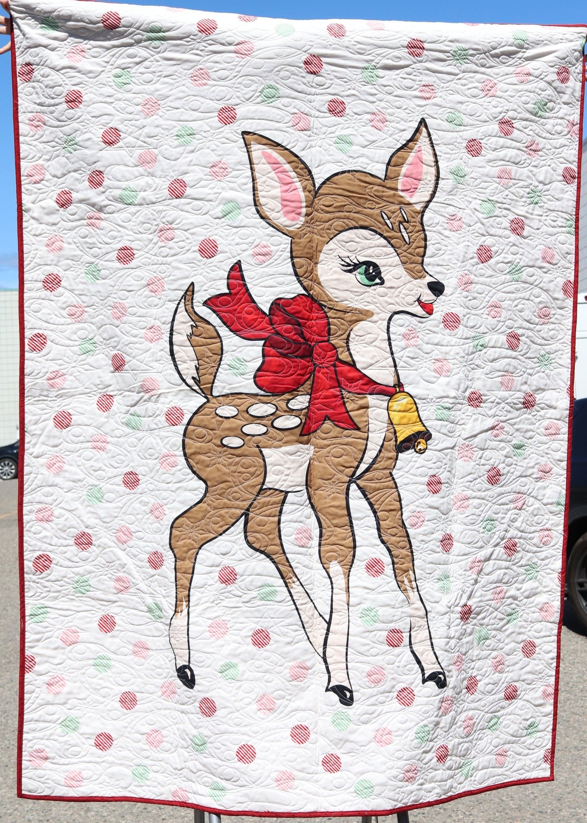 Store Sample- Twin Quilt- Oh Deer Panel
