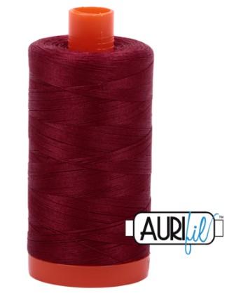 Fil Aurifil n° 2460 Rouge Carmin Foncé Uni