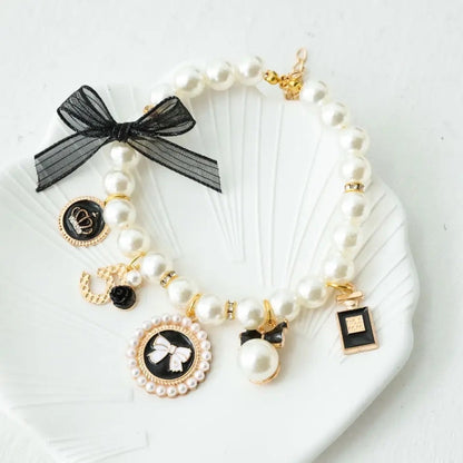 Coco Chewnel Pearl Dog Collar
