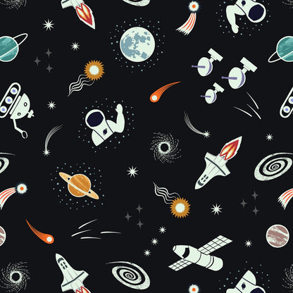 Lewis & Irene - Space Glow - Petites choses de l'espace sur fond noir