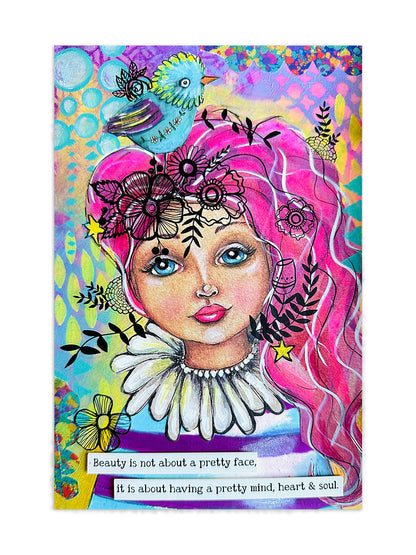 ABM Rub-Ons Lovely Prints, Black Art By Marlene 6 Sheets