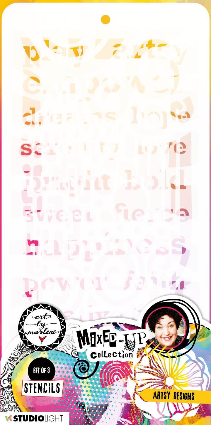 ABM Masque Artsy Designs Collection Mixte 110x213x1mm 3 PC nr.139