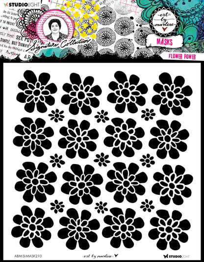 Masque ABM Flower Power Collection Signature 203.2x203.2x1mm 1 PC n°210
