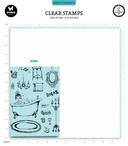 ABM Tampon transparent Collection Signature Mindfulness 265x153x1mm 17 pièces n°473