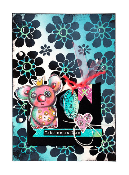 Masque ABM Flower Power Collection Signature 203.2x203.2x1mm 1 PC n°210