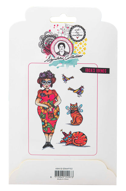 ABM Tampon transparent Collection Signature Amis de Frida 5 pièces