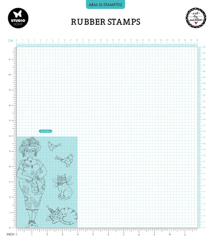 ABM Tampon transparent Collection Signature Amis de Frida 5 pièces