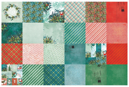 Bloc de papiers « Season of Joy » 30,5 x 30,5 cm, Arden Creative Studio