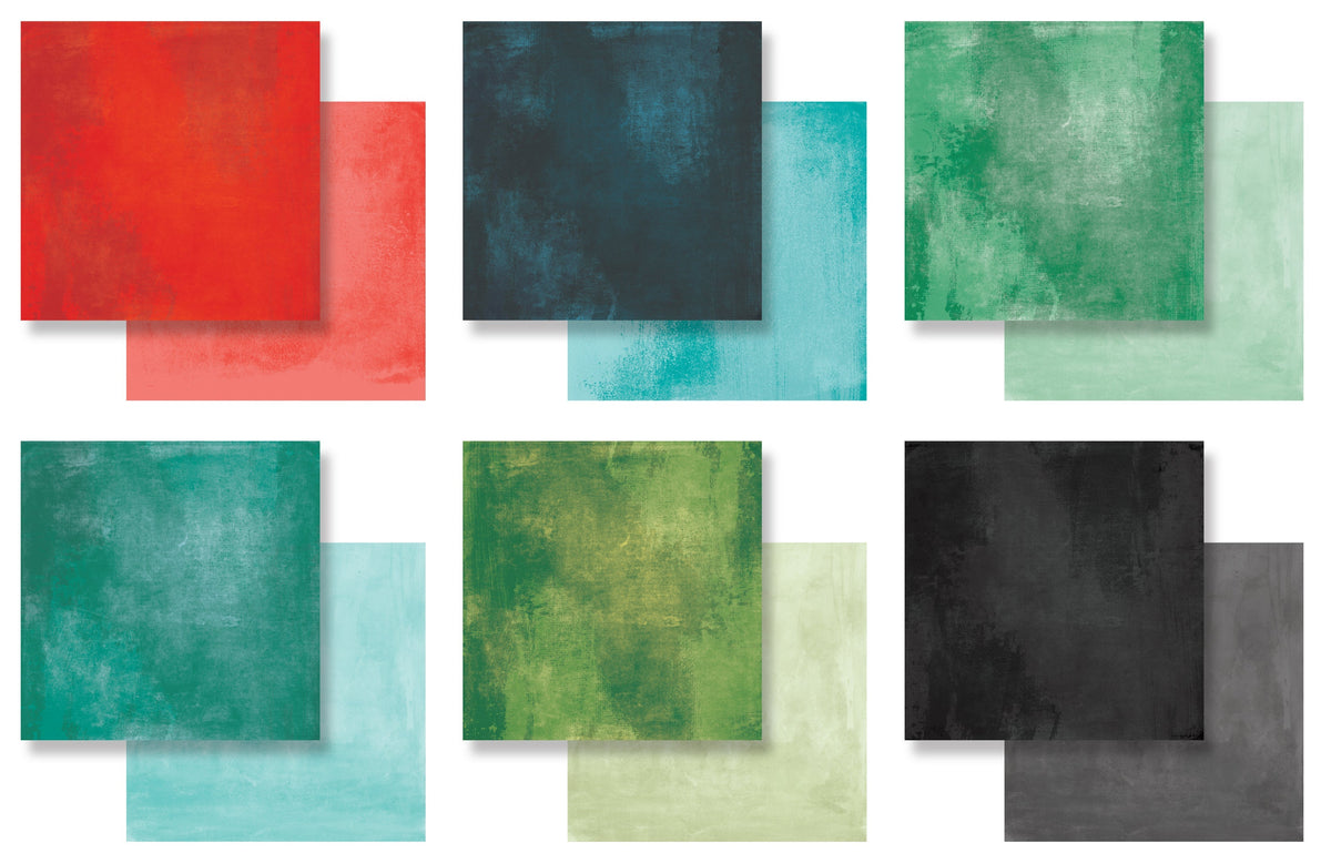 Arden Creative Studio Season of Joy Solids 12in x 12in Paper Pad