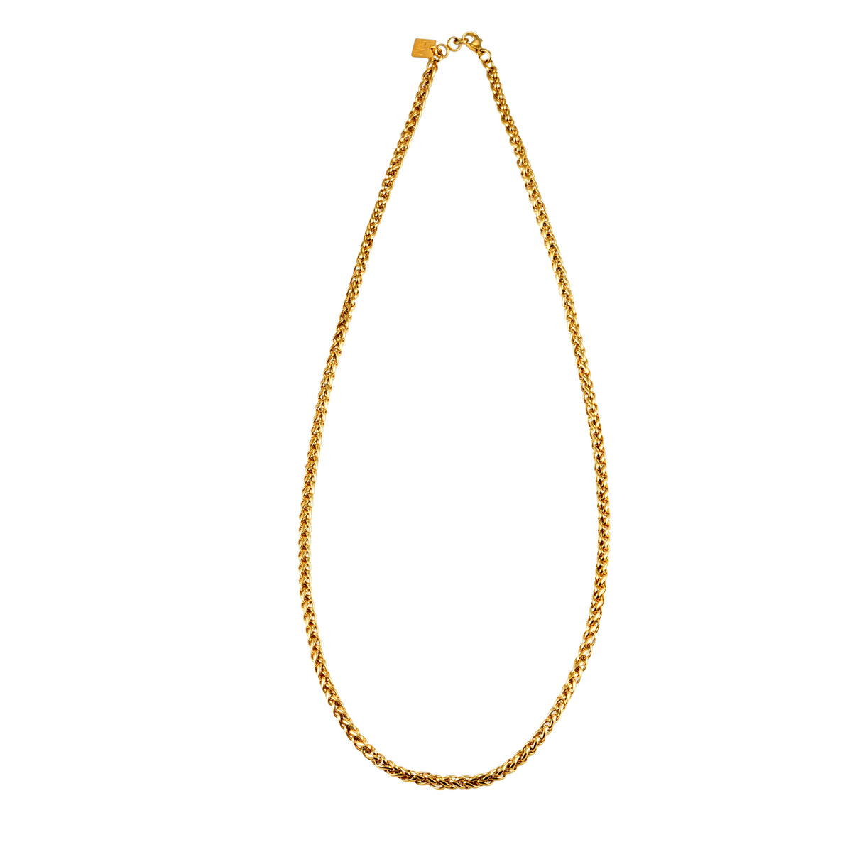 ACTON Gold : Collier chaîne byzantine largeur moyenne.