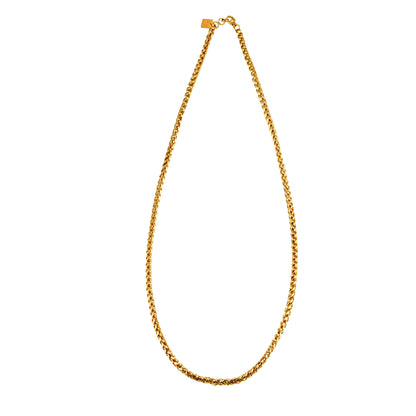 ACTON Gold : Collier chaîne byzantine largeur moyenne.