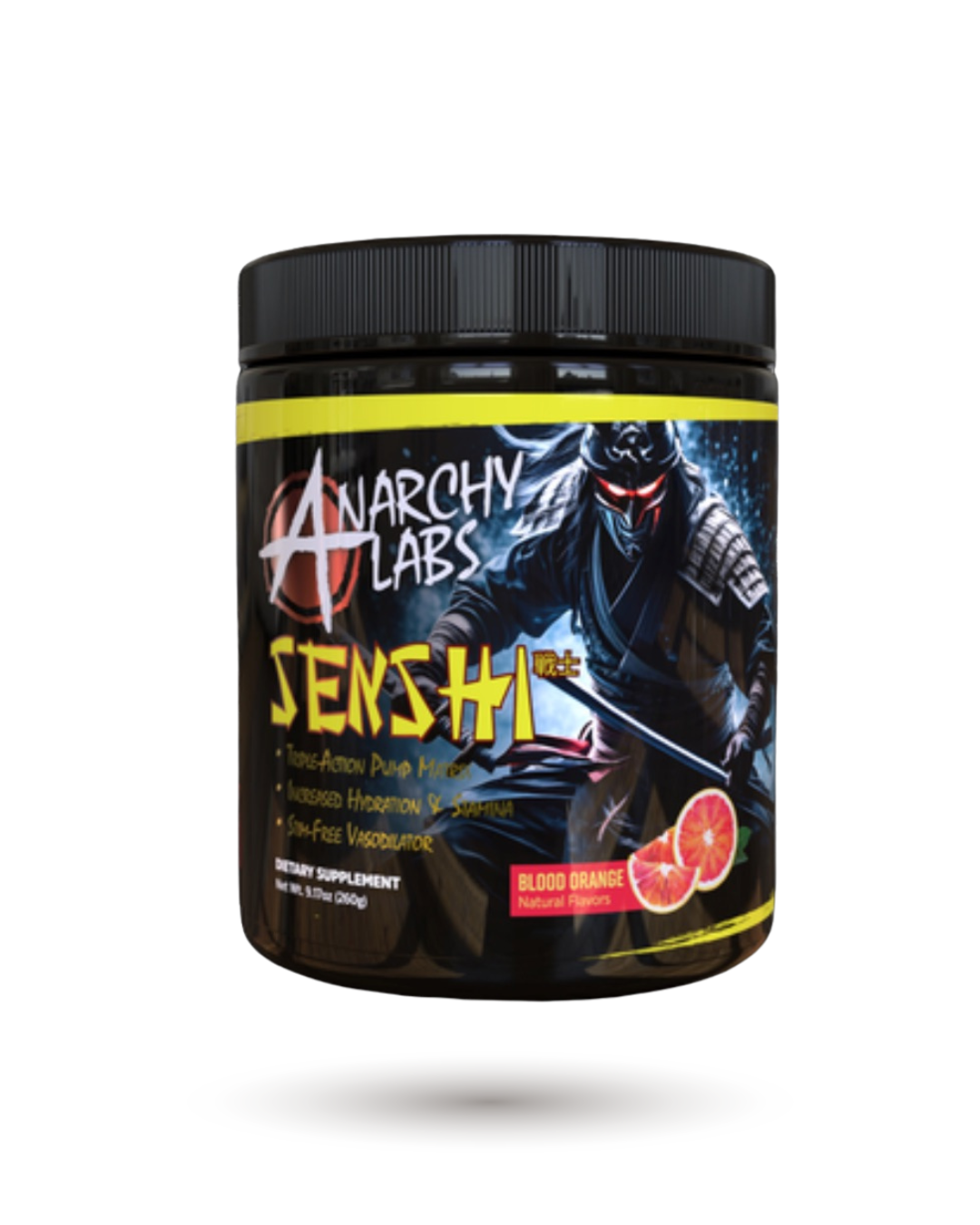 Anarchy Labs SENSHI Pré-Entraînement sans stimulant pour la congestion musculaire