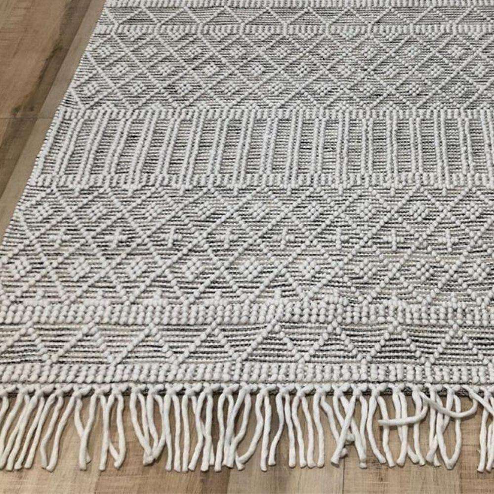 Tapis Amelia en laine tissée 6x9