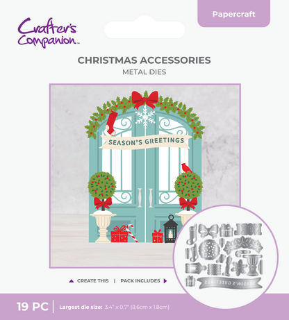 Crafter's Companion Metal Die - Christmas Accessories