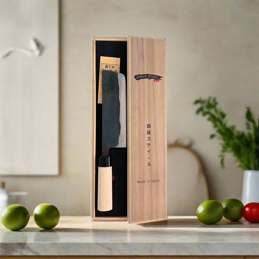 Aogami 166 | Nakiri Knife 165mm Blue#2 Soft iron Blade | Made in Japan