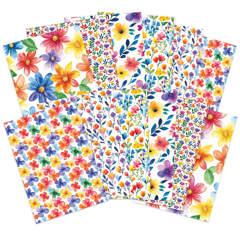 Adorable Scorable Designer Card Packs - Rainbow Florals