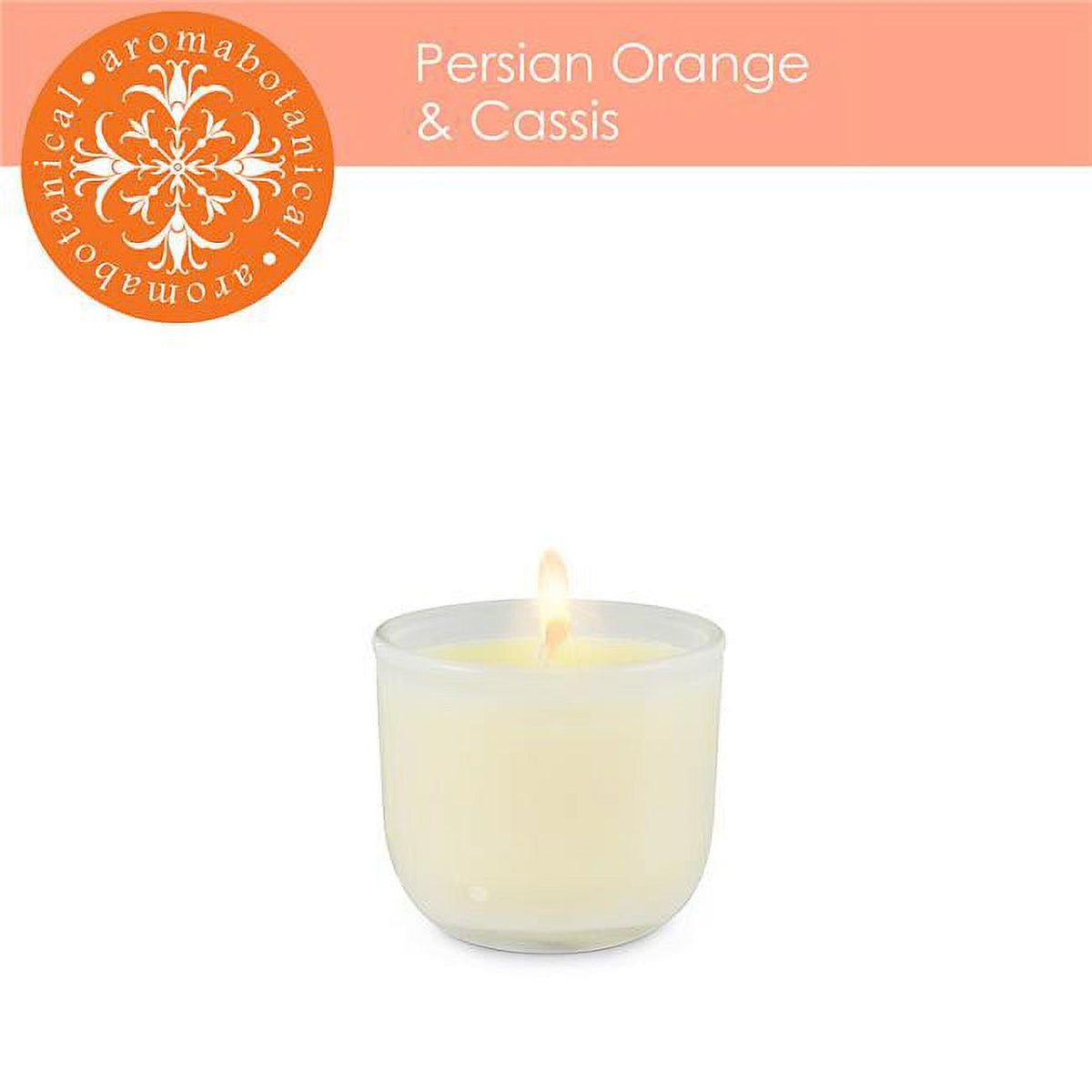 Mini Persian Orange & Cassis Candle with Soothing Scent by Aromabotanical