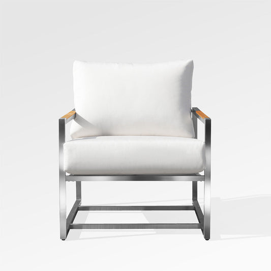 Fauteuil club Acacia avec coussins Sunbrella®