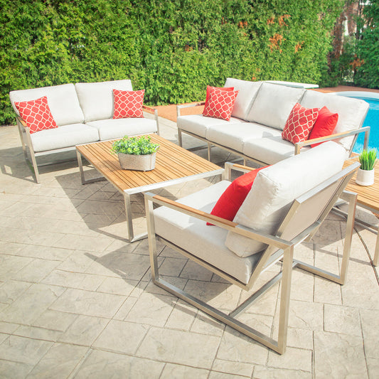 Ensemble de conversation Acacia avec coussins Sunbrella®
