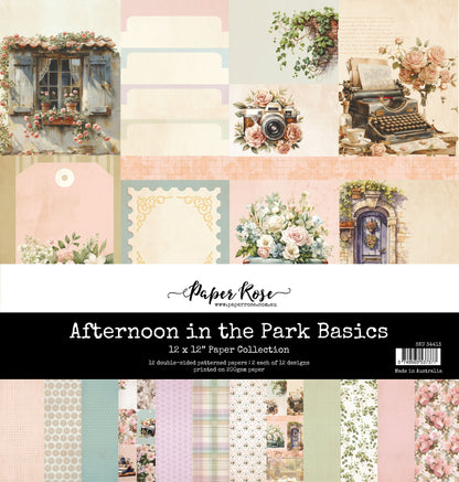 Afternoon in the Park Basics 12x12 Paper Collection  34413