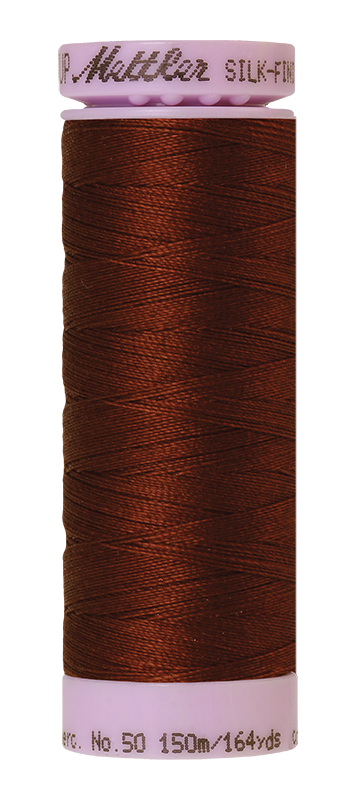 Mettler Silk-Finish - Friar Brown - 50wt Cotton Thread 164yd/150m