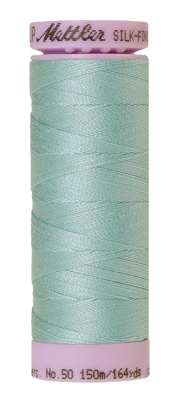 Fil de coton mercerisé Mettler Silk-finish 50wt, 164 verges/150 m, Island Waters