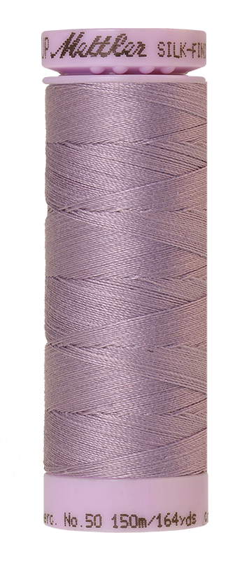 Fil de coton uni Mettler Silk-finish 50wt, 164 verges/150 m, coloris Rosemary Blossom