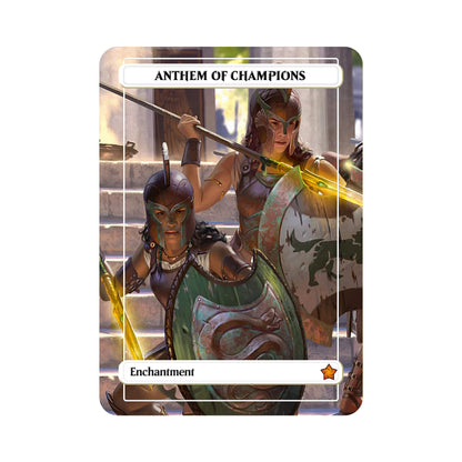 Carte Orica Métal : Hymne des Champions