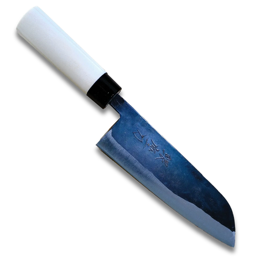 Aogami 165 | Couteau Santoku 165 mm Lame en fer doux Aogami #2 | Fabriqué au Japon