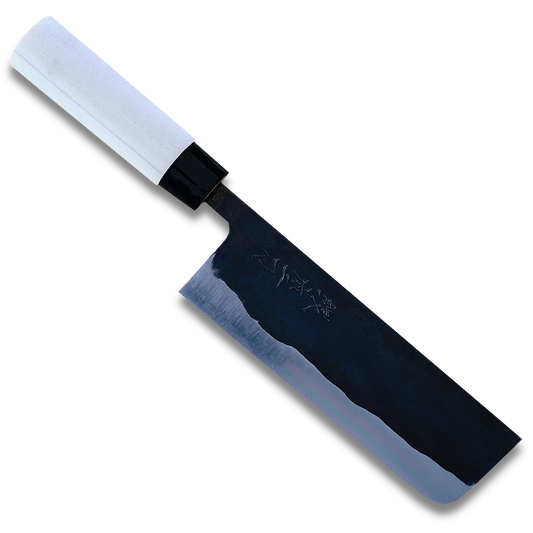 Aogami 166 | Couteau Nakiri 165mm Lame en fer doux Blue#2 | Fabriqué au Japon