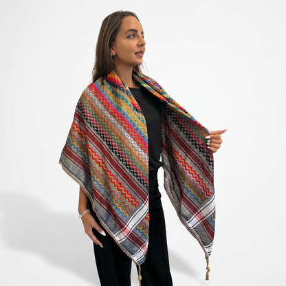 Mawasem Kufiya (Keffiyeh) | Ash Grey