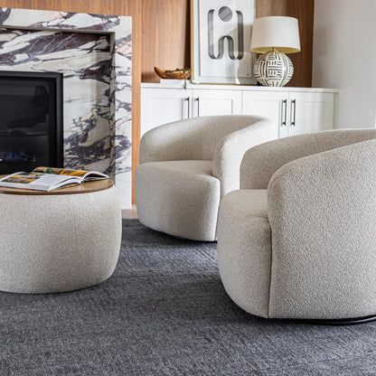 Fauteuil pivotant Aspen - Buff Beige