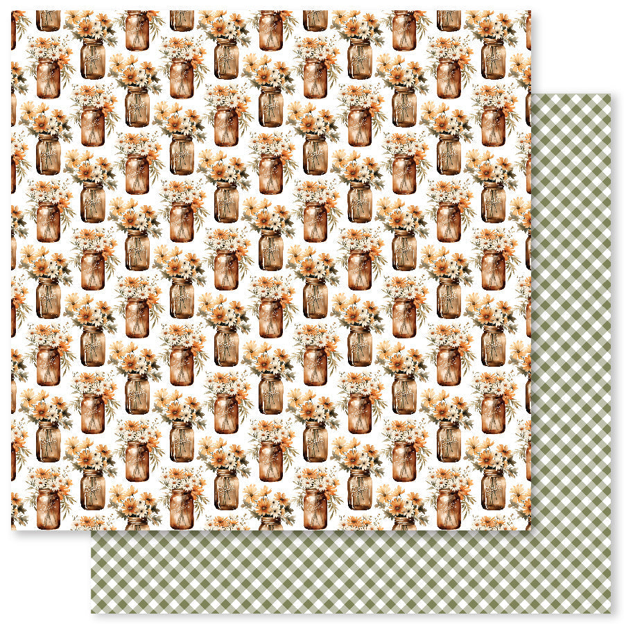 Autumn Florals E 12x12 Paper (12pc Bulk Pack) 32976