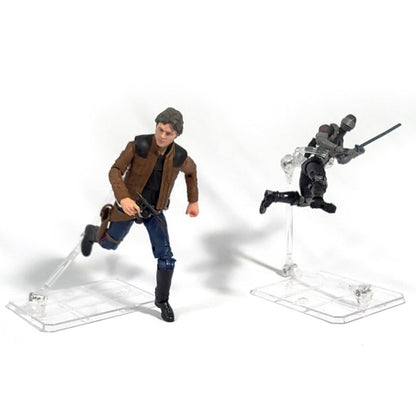 Supports articulés en plastique EVORETRO pour figurines de 3,75 et 6 pouces