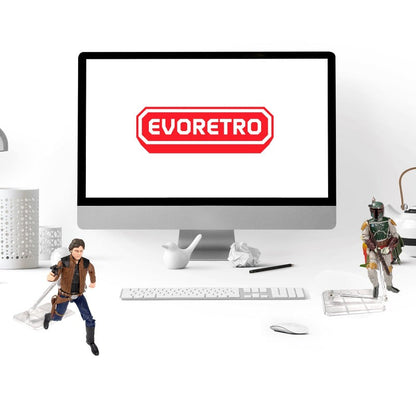 Supports articulés en plastique EVORETRO pour figurines de 3,75 et 6 pouces