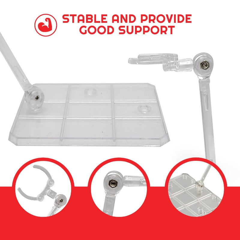 Supports articulés en plastique EVORETRO pour figurines de 3,75 et 6 pouces