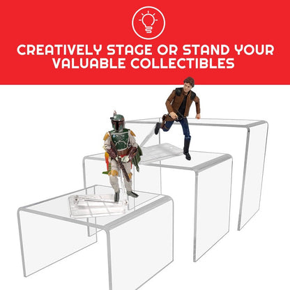 Supports articulés en plastique EVORETRO pour figurines de 3,75 et 6 pouces